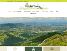 Tablet Screenshot of camping-belepoque.fr